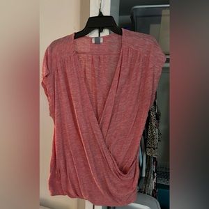 Xl old navy pink drape front top